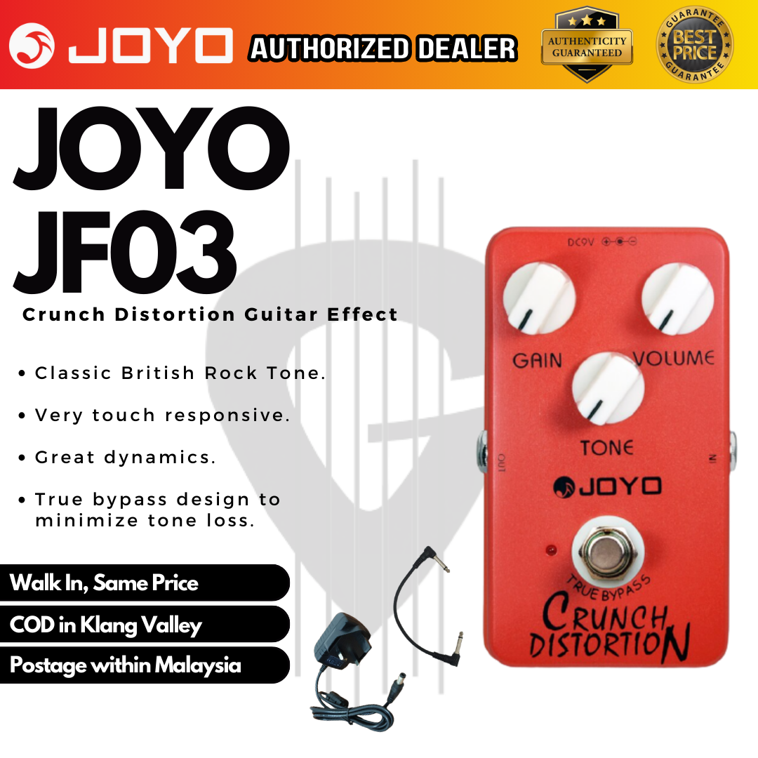 JOYO Distortion Guitar Effects Pedal