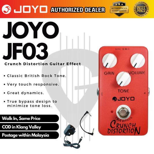 JOYO Distortion (JF-03 / JF03 / JF 03) Guitar Effects Pedal