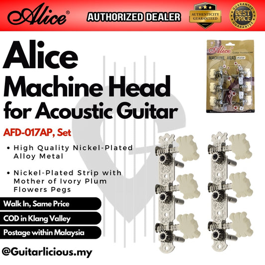 Alice Acoustic / Classical Guitar Machine Head Set Tunning Head Peg (1 set)