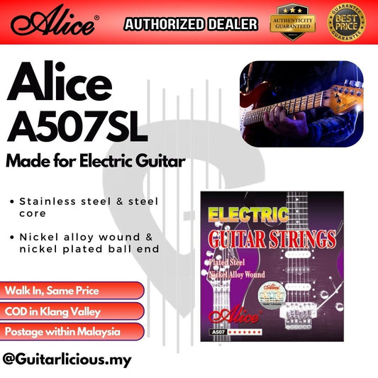 Alice A507SL Electric Guitar Strings (009-042)