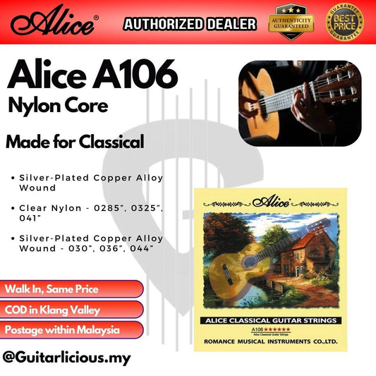 Alice A106 Classical String Set / 6 strings (0285-044)