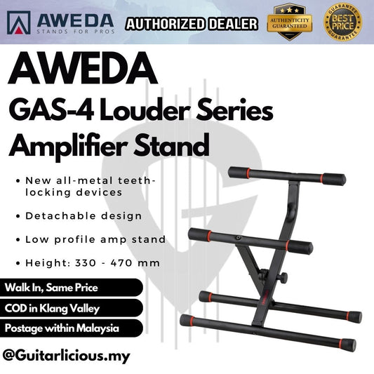 AWEDA GAS-4 Louder Series Speaker Stand for Amplifier & Monitor ( GAS4 / GAS 4 )