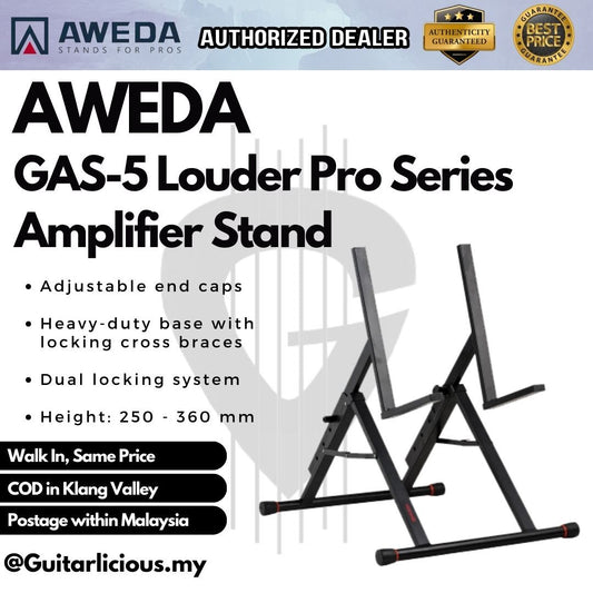 AWEDA GAS-5 Louder Pro Series Speaker Stand for Amplifier & Monitor ( GAS5 / GAS 5 )