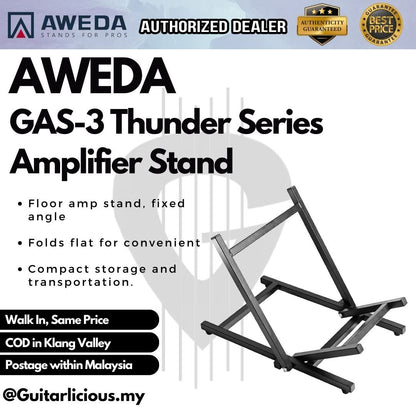 AWEDA Thunder Series Adjustable Amplifier / Monitor Stand ( GAS3 / GAS-03 / GAS-3)