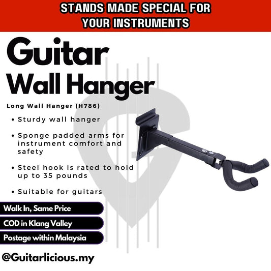 Guitar / Ukulele / Violin Wall Hanger / Instrument Holder - (H786)