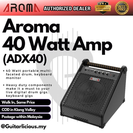 AROMA ADX40 Drum Amplifier Active Speaker ( ADX-40 / ADX 40 / 40watts )