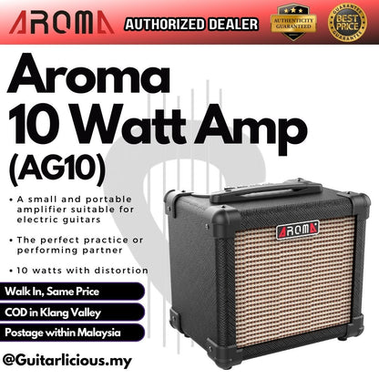 AROMA AG10 10watt Portable Compact Electric Amplifier ( AG-10 / AG 10)