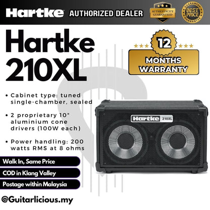 Hartke 210XL V2 2x10 200-Watt Bass Cabinet