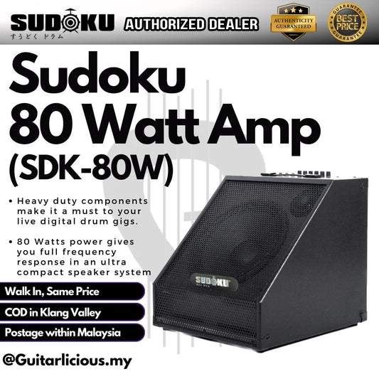 Sudoku 80 Watt Drum Amplifier Active Speaker ( SDK-80W / SDK80 / SDK 80W )