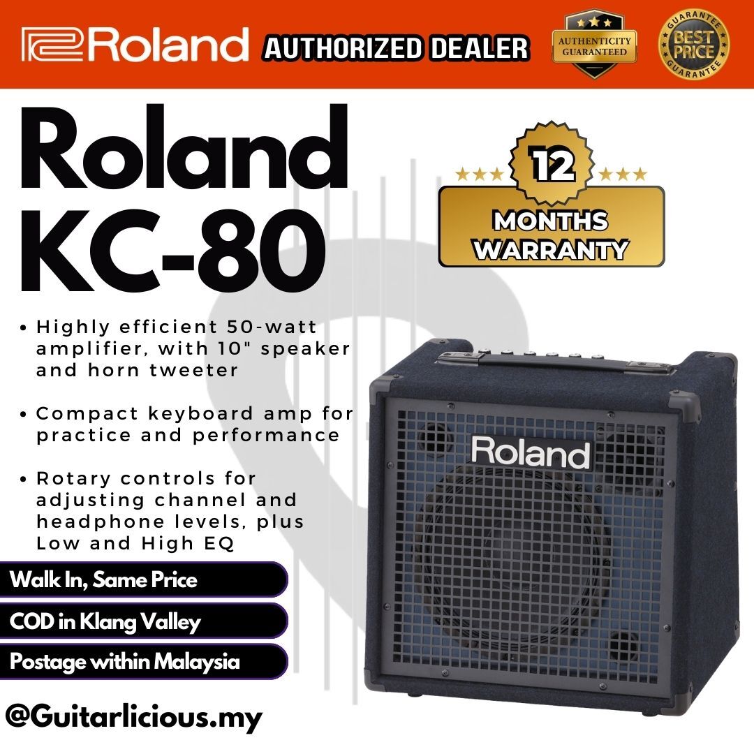 Keyboard Kc80 Roland KC-80 3-Channel Mixing Keyboard Amplifier (KC80 / KC 80 ...