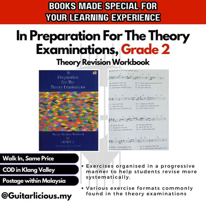 In Preparation For The Theory Examinations, Theory Revision Workbook for Grade 1 - 8 ( MPI-3001 / 4001 )