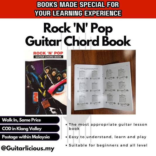 Rock 'N' Pop Guitar Chord Book MPR-7001