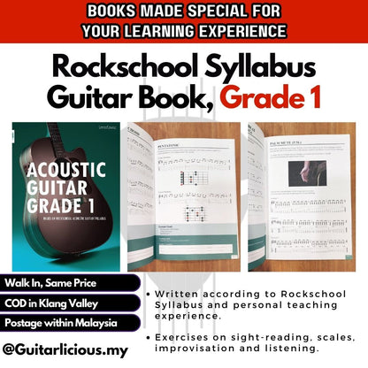 Acoustic Guitar Book - Ionian Studio From Beginner to Grade 3 / Music Learning Book