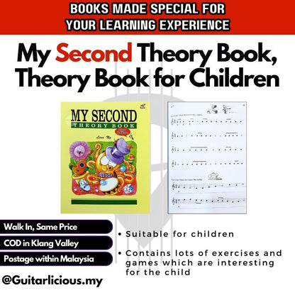 My First , Second, Third Theory Book, New Edition, Theory Book for Children ( MPM-3002 ) / Children Music Learning Book