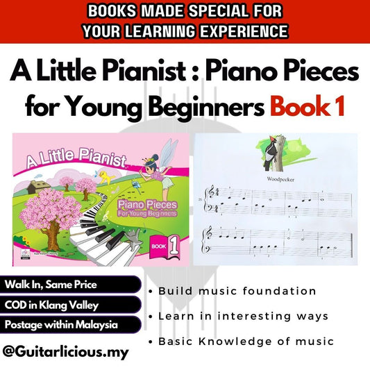 A Little Pianist: Piano Pieces for Young Beginners ( Book 1 2 ) / Children Music Learning Book