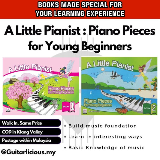 A Little Pianist: Piano Pieces for Young Beginners ( Book 1 2 ) / Children Music Learning Book