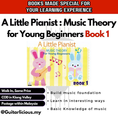 A Little Pianist: Music Theory for Young Beginners ( Book 1 2 3 4 ) / Children Music Learning Book