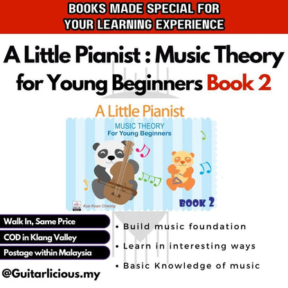 A Little Pianist: Music Theory for Young Beginners ( Book 1 2 3 4 ) / Children Music Learning Book