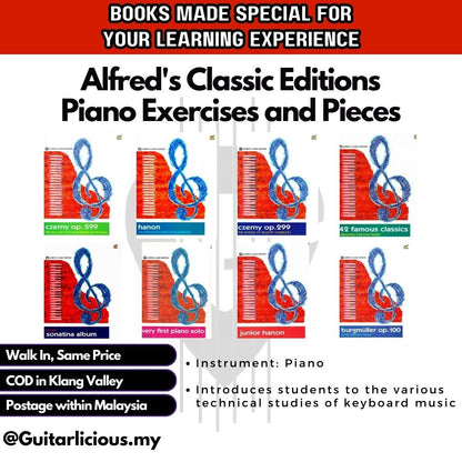 Alfred's Classic Editions : Czerny OP.299, The School of Velocity (Complete) (MPC-2006A) / Music Learning Book