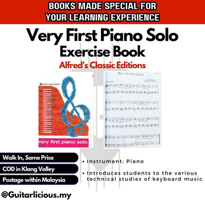 Alfred's Classic Editions : Very First Piano Solo (MPV-2001A) / Music Learning Book