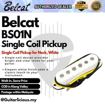 Belcat Single Coil Pickup for Electric Guitar Neck & Middle Parts - BS01 / BS-01