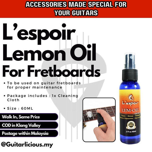 L’espoir Fretboard Care Lemon Oil ( LMO / L-espoir )