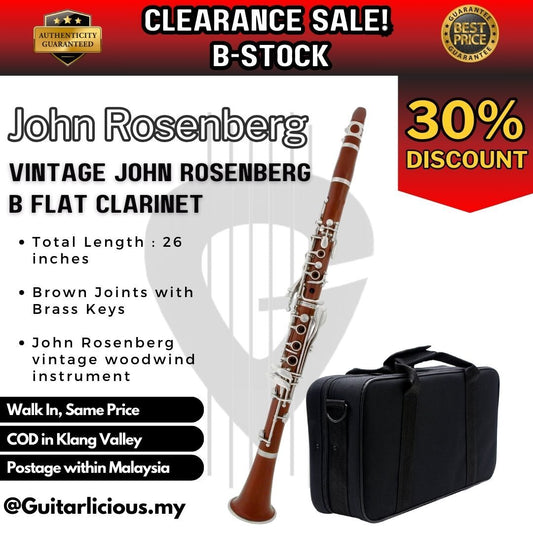 Vintage John Rosenberg Clarinet [ B STOCK / Clearance Sales ]