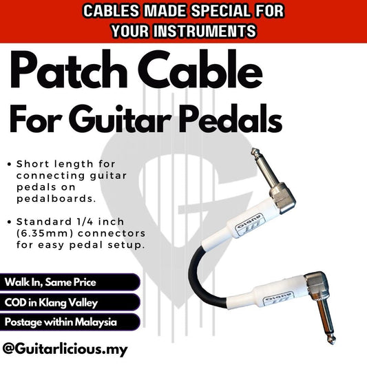 DT Pedal Effect Cable / Patch Cable (20cm)