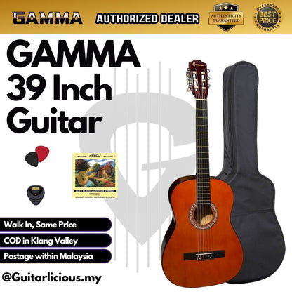 GAMMA 39 inch Beginner Classical Guitar (FT-C-39S)