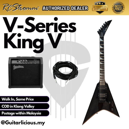 V-Series Flying “V” Electric Guitar with Double Humbucker (HH) (RCStromm / King V / KIng-V )