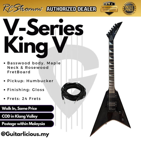 V-Series Flying “V” Electric Guitar with Double Humbucker (HH) (RCStromm / King V / KIng-V )