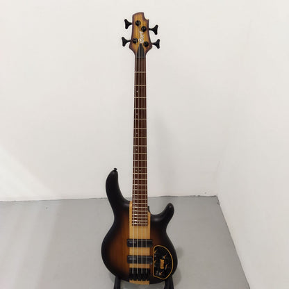 Cort C4 Plus ZBMH Electric 4 String Bass Guitar with Bag - Open Pore Tobacco Burst (OTAB)