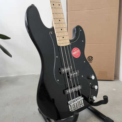 Squier by Fender Affinity Series 4 String Precision PJ Bass Guitar, Maple FB, Black