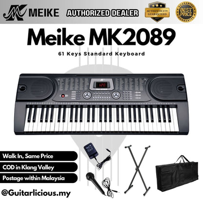 MEIKE 61 Keys Beginner Electronic Keyboard - (MK2089 / MK-2089 / MK 2089)