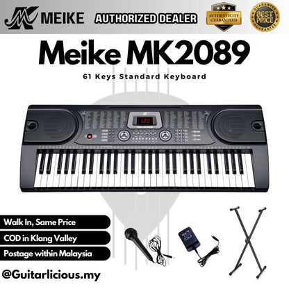 MEIKE 61 Keys Beginner Electronic Keyboard - (MK2089 / MK-2089 / MK 2089)