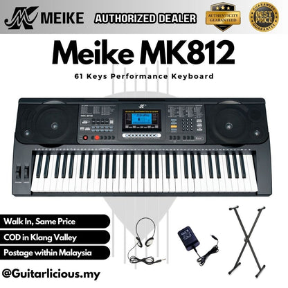 MEIKE 61 Keys Professional Performance Keyboard with Touch Function Keys - (MK812 / MK-812 / MK 812)