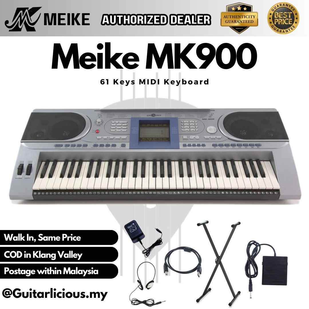 MEIKE Keyboard 61 Keys Professional Keyboard MIDI (MK-900
