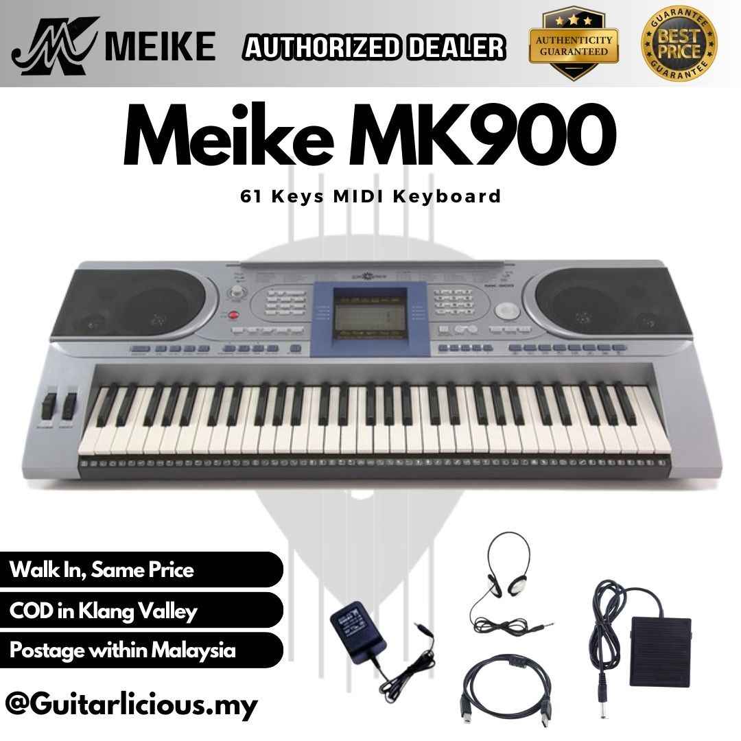 MEIKE Keyboard 61 Keys Professional Keyboard MIDI (MK-900
