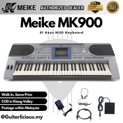 MEIKE 61 Keys Professional Keyboard MIDI with Touch Function Keys - (MK900 / MK 900 / MK-900)