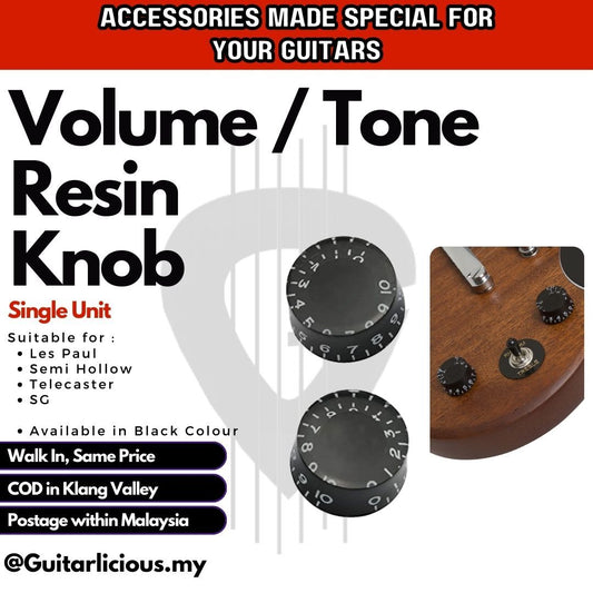 Volume / Tone Knobs for Electrical Guitars (1-pc) - (XN-17/XN-24/XN-25)