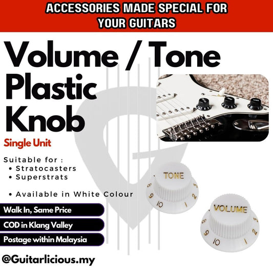 Volume / Tone Knobs for Electrical Guitar (1-pc) - (XN-03/XN-08/XN-02/XN-07)