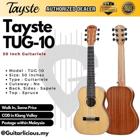 TAYSTE 30 Inch Guitarlele / Guitarlele with Spruce Top (TUG-10 / TUG10 / TUG )