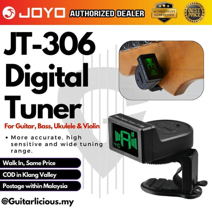 Joyo Clip-on Tuner for Guitar / Violin / Ukulele / Bass / Chromatic - JT-306 / JT306