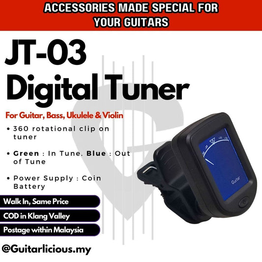 Digital Clip-On Tuner (JT-03 / T2 )