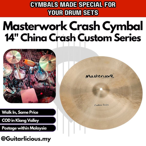 Masterwork Cymbal China Custom Series (14 inch / 16inch ) - (Website Clearance)