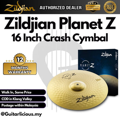 Zildjian Planet Z 4-piece Cymbal Complete Set - 14inch / 16inch / 20inch (14 inch / 16 inch / 20 inch / PlanetZ )