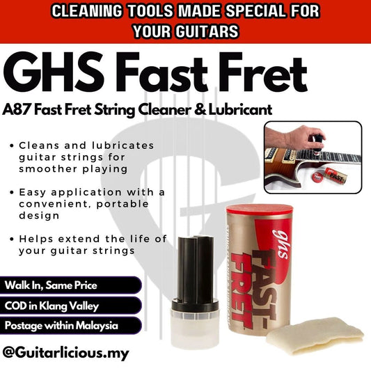 GHS A87 Strings Fast-Fret Fast Fret String Cleaner and Lubricant Guitar Care ( A-87 / A 87 )