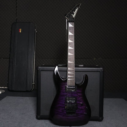 JACKSON JS Series Dinky Arch Top JS32Q DKA Electric Guitar with TREMOLO , Amaranth FB - Transparent Purple Burst