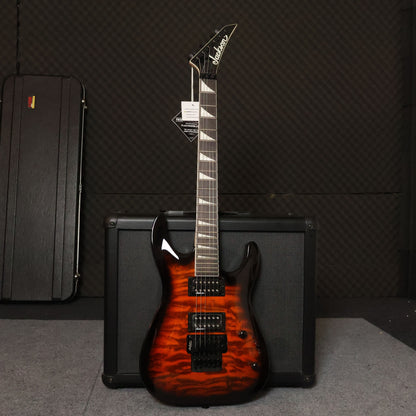 JACKSON JS Series Dinky Arch Top JS32Q DKA Electric Guitar with TREMOLO , Amaranth FB - Dark Sunburst