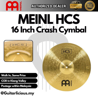 MEINL Cymbals HCS141620 HCS Cymbal Set (14" HiHat, 16" Crash, 20" Ride ) / HCS 141620 / HCS - 141620